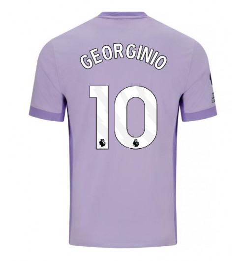 Moške Nogometnih dresov Brighton Georginio Rutter #10 Gostujoči 2025-26 Kratki rokavi Moške Nogometnih dresov Brighton Georginio Rutter #10 Gostujoči 2025-26 Kratki rokavi